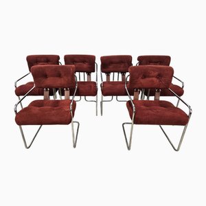 Tucroma Dining Chairs by Guido Faleschini for I 4 Mariani, 1970s, Set of 6