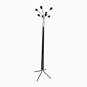 Vintage Italian Coat Rack in Lacquered Metal, 1960