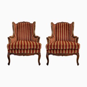 Louis XV Striped Armchair