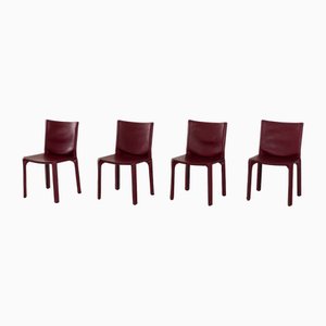 CAB 412 Chairs by Mario Bellini for Cassina, Set of 4