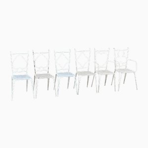 Chairs and Armchairs attributed to Mathieu Matégot, 1950s, Set of 6