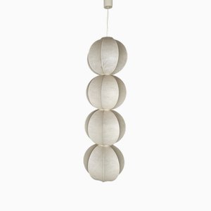 Pendant Çocoon Lamp by Friedel Wauer for Goldkant Lauchten, 1960s