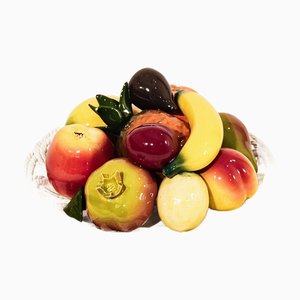 Large Ceramic Tabletop Fruit Bowl, Spain, 1950s