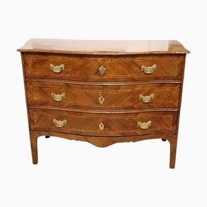 Commode 18ème Siècle en Marqueterie de Bois Fruitier