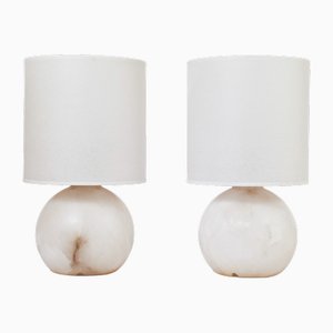 Alabaster Table Lamps from Eclipsi, Spain, 1960s, Set of 2