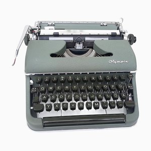 Typewriter with Case from Olympia, Germany, 1960s