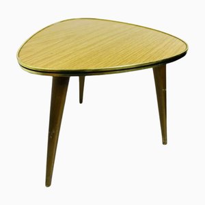 Tavolino vintage con ripiano in formica e gambe affusolate