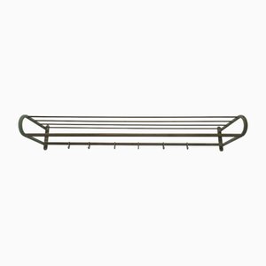 Vintage Metal Coat Rack with Hat Shelf, 1970s