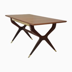 Vintage Schreibtisch aus Holz, 1950er