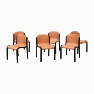 Tisettanta Mito Chairs by Carlo Bartoli, 1960s, Set of 6