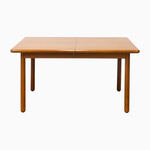 Mesa extensible vintage de haya, años 70