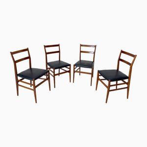 Leggera 646 Chairs by Gio Ponti for Cassina, 1950s, Set of 4