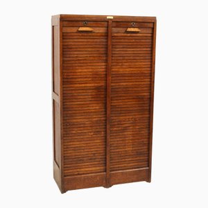 Meuble d'Archivage Vintage en Chêne, 1920s