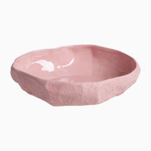 Grand Bol Plat Rose Vaisselle par 1882 Ltd.