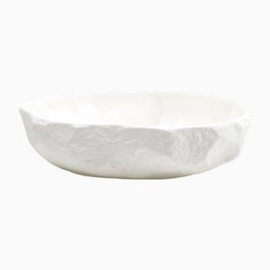 Crockery White Large Flat Bowl by 1882 Ltd.