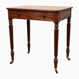 Antique Regency Mahogany Chamber Writing Table, 1820