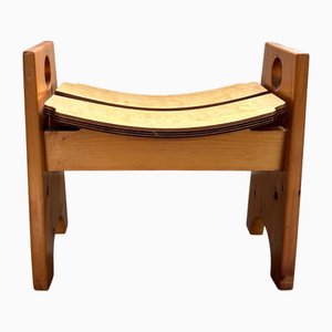 Tabouret en Pin par Gilbert Marklund pour Furusnickarn AB, Suède, 1960s