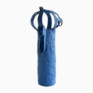 Vase N 21 Collection Blue Line en Porcelaine par Anna Demidova
