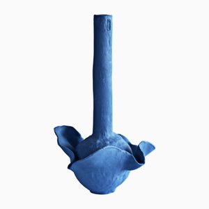 Blue Line Collection N 14 Vase in Porcelain by Anna Demidova