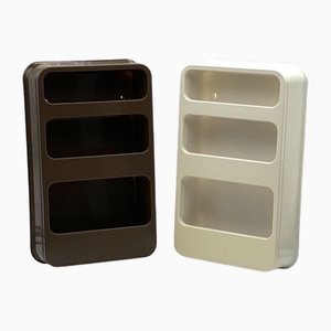 Plastic Wall Units by Prisunic, 1970s, Set of 2