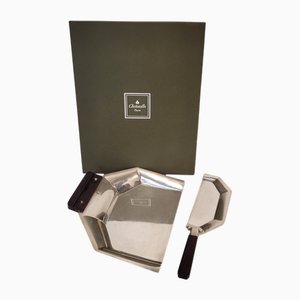Art Deco Bread Picker in Alfenide from Christofle, France, 1980s