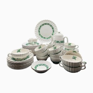 Set da tavola antichi in porcellana di Spode Copeland, 1925, set di 57