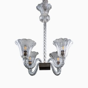 Lampada Art Déco in vetro di Murano di Barovier & Toso, anni '50