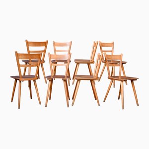 Beech Chairs, Set of 8