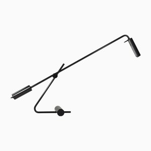 Italian Black Desk Lamp, 1980s