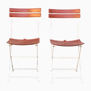 Sillas plegables Celestina de Marco Zanuso para Zanotta, 1978. Juego de 4