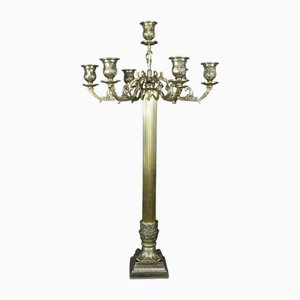 Candelabro in bronzo in stile Luigi XVI