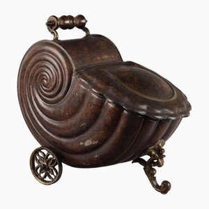 Carrito para carbón en hierro