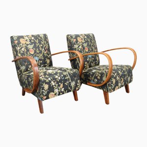 Set of Vintage Chairs by Jindrich Halabala, Czechoslovakia, 1950s