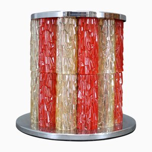 Lámpara de mesa italiana vintage, años 70