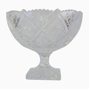 Cut Crystal Bowl, Czechoslovakia, 1970s