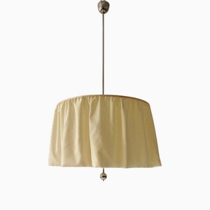 Silk Pendant Lamp, Austria, 1930s