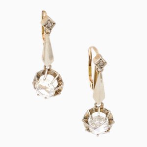Art Deco Diamantohrringe, 2 . Set