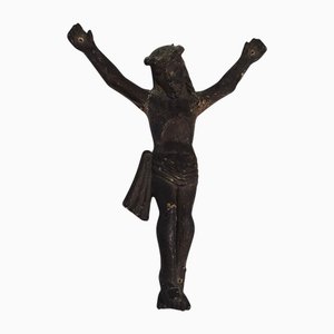 Figura de Cristo de madera tallada, Navarra, España, década de 1650