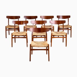 CH23 Dining Chairs by Hans J. Wegner for Carl Hansen, Denmark, 1951, Set of 8