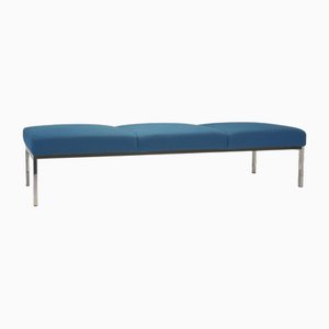 Chrome-Plated Square Steel Tube Bench from Walter Knoll, Germany, 1969