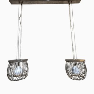 Silver Bologna 0610 Lamp from Dijkos/Ztahl