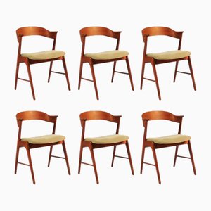 Fully Restored Danish Teak Dining Chairs, 1960s, Set of 6