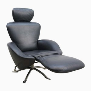 Fauteuil Dodo en Cuir Noir de Cassina