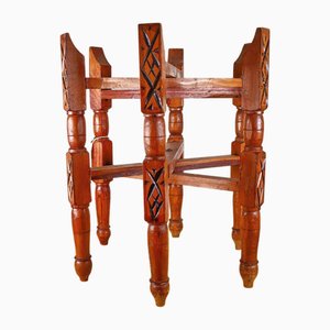 Base de Table Pliante en Bois, Maroc