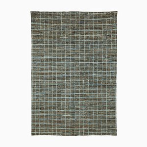Modern Grey Tribal Rug