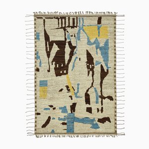 Moderner mehrfarbiger Tribal Teppich