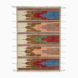 Moderner mehrfarbiger Tribal Teppich