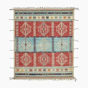Moderner mehrfarbiger Tribal Teppich