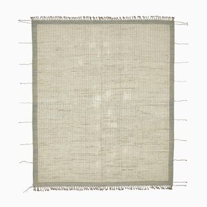 Moderner Tribal Teppich in Beige