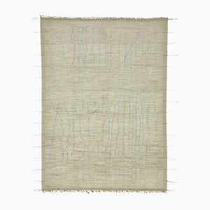 Modern Beige Tribal Rug